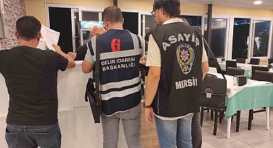 Mersin'de umuma açık iş yerleri denetlendi: 2 milyon 175 bin lira cezai işlem uygulandı