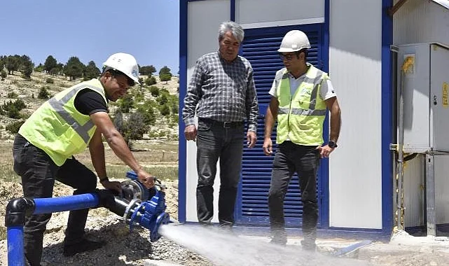 MESKİ, Güzeloluk Mahallesi'nde su teminini güvence altına aldı