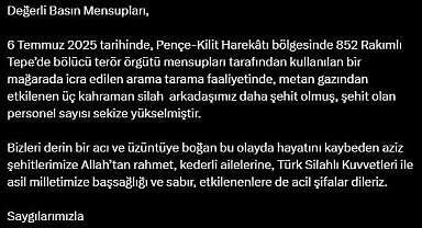 Metan gazından etkilenen 3 asker daha şehit oldu