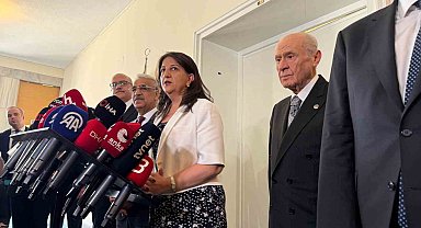 MHP lideri Bahçeli, DEM Parti heyetiyle görüştü