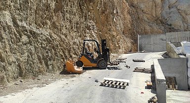 Milas OSB'de forklift kazası