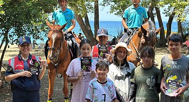 Milli Park'ta vatandaşlar yangınlara karşı bilgilendirildi