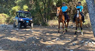 Milli Park'ta yasak bölgeye giren 5 kişiye para cezası uygulandı