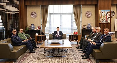 Milli Savunma Bakanlığı Heyetinden Vali Musa Işın'a ziyaret