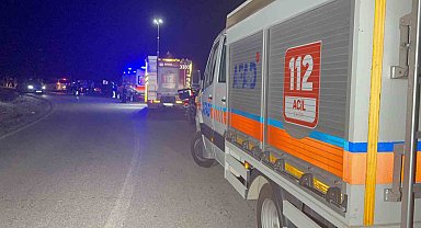 Motosiklet kazasında 35 metrelik uçuruma yuvarlanan sürücü ağır yaralandı