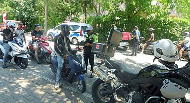 Muğla'da motosiklet denetimleri arttı ekipler kask kullanımına dikkat çekti