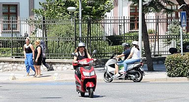 Muğla'da motosiklet yoğunluğu dikkat çekiyor