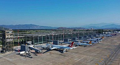 Muğla'nın iki havalimanı 6 ayda 3 milyon 531 yolcuya hizmet verdi