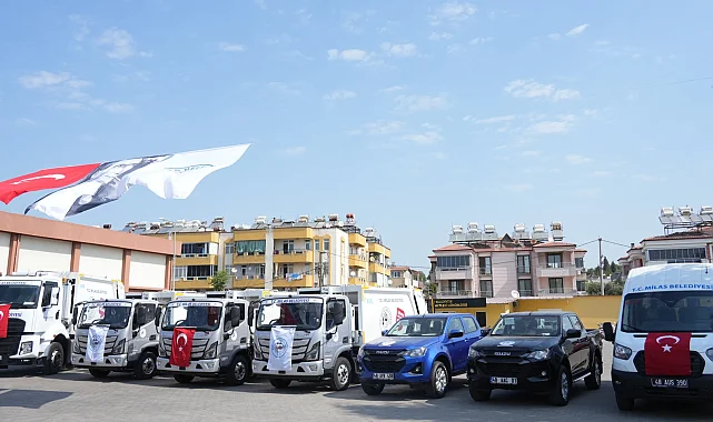 Muğla'da Milas Belediyesi araç filosunu güçlendiriyor