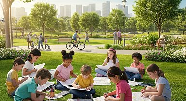 Muğlalı çocuklar dünyaya barışı resmedecek