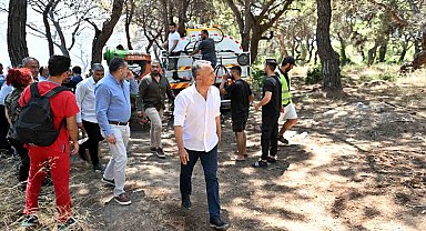 Muratpaşa, 19 araçla yangına müdahale etti