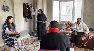 Müştekinin ifadesi için 'Evde Adalet Hizmeti' uygulamasıyla evde mahkeme kuruldu