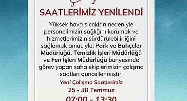 Nazilli Belediyesi'nden sıcak hava tedbiri