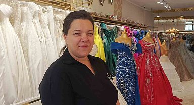 Ne arsa ne borsa, kullandığınız gelinlik ve abiyeleri kiraya verin...