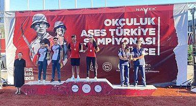 Okçulukta şampiyonlar madalyalarını aldı