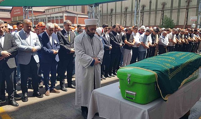 Oksijen tankı patlamasında ölen işçi son yolculuğuna uğurlandı
