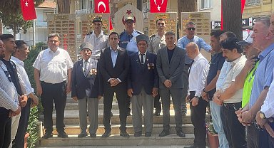 Önce şehitlik ardından şehit ailesi ziyaret edildi