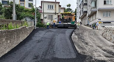 Ordu Ünye'nin ulaşımına sıcak asfalt dokunuşu