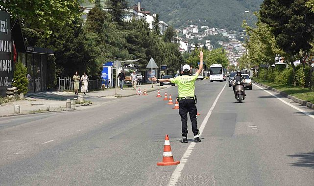 Ordu'da bir haftada 16 bin araç denetlendi