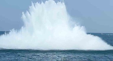 Ordu'da denizde bulunan mayın, SAS ekipleri tarafından imha edildi