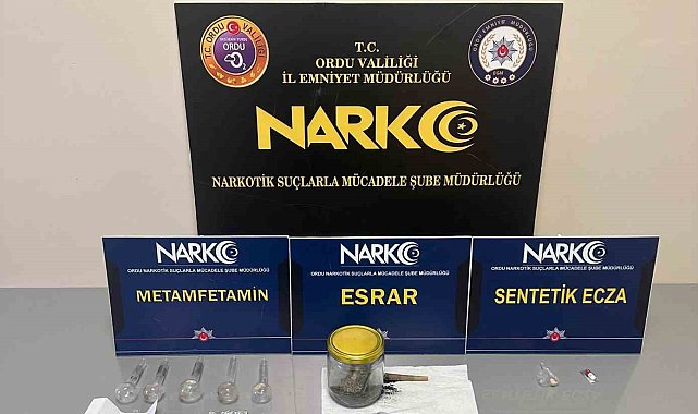 Ordu'da uyuşturucu operasyonlarında 4 tutuklama