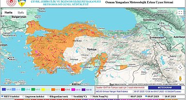 Orman yangını riskine karşı uyarılar yapıldı