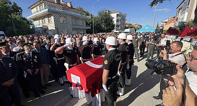 Orman yangınında şehit olan olan İbrahim Demir, Konya'da son yolculuğuna uğurlandı