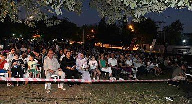 Osmangazi'de çocuklar açık hava sinemasında buluştu