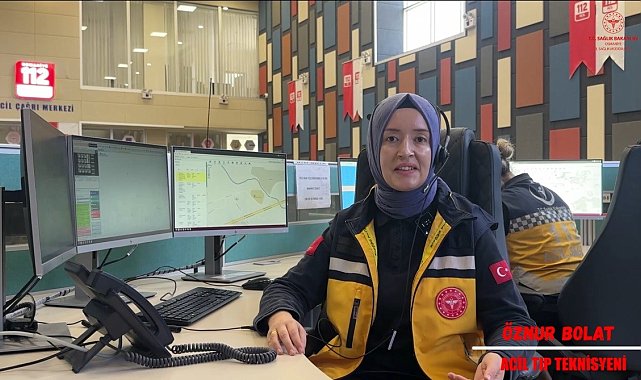 Osmaniye'de 112 personeli telefonla tarif ettiği yöntemle vatandaşı hayata döndürdü