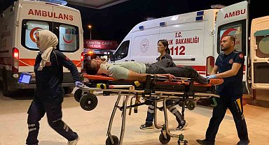 Otomobil ile çarpışan motosikletin sürücüsü ağır yaralandı