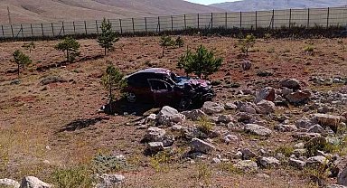 Otomobil takla attı, 2 kişi yaralandı