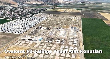 Ovakent'te 607 kırsal afet konutu yükseliyor