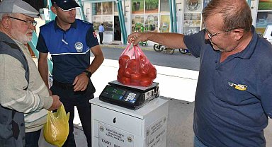 Pazar yerlerine "Tartı Kontrol Noktası" kuruldu