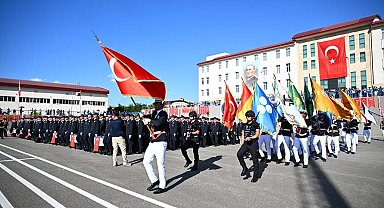 Polis adaylarının mezuniyet coşkusu