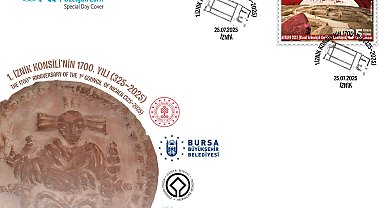 PTT'den İznik için özel gün zarfı