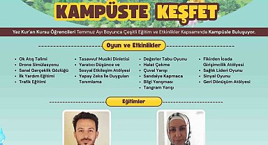"Kampüste Öğren Kampüste Keşfet" projesi başlıyor