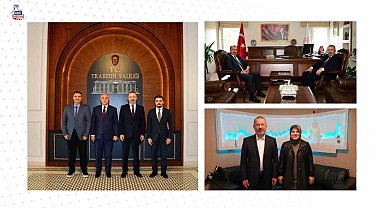 Rektör Kırışık, Trabzon'da Sosyalfest 2025 için görüşmeler gerçekleştirdi