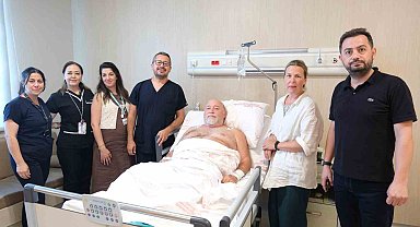 Rus hasta Mersin Şehir Hastanesi'nde sağlığına kavuştu