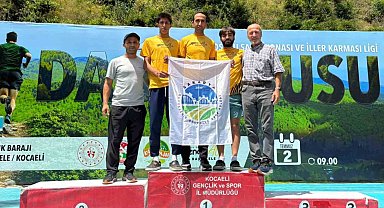 Sakarya ekibi Kocaeli'den dereceyle döndü