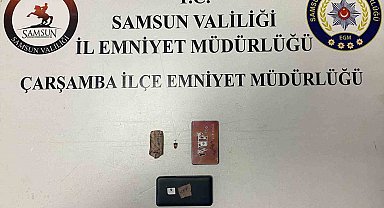 Samsun'da bir kişi ehliyet sınavına kopya düzeneğiyle girerken yakalandı
