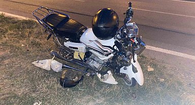 Samsun'da otomobil motosikletle çarpıştı: 1 yaralı