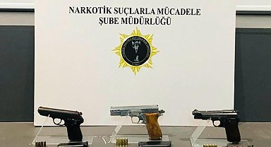 Samsun'da silah ve uyuşturucu ele geçirildi: 2 gözaltı