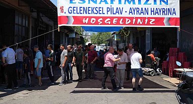Sanayi esnaflarından 16. geleneksel hayır yemeği
