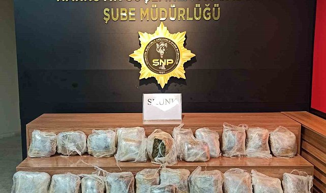 Şanlıurfa'da 24 kilogram skunk ele geçirildi: 2 gözaltı