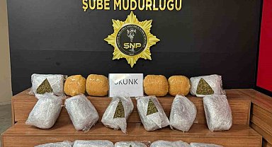 Şanlıurfa'da 25 kilogram uyuşturucu ele geçirildi