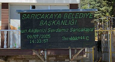 Sarıcakaya'da termometreler 44 dereceyi gördü