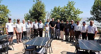 Sarıgöl kaymakamı Dalak, Kıbrıs gazileri ile bir araya geldi