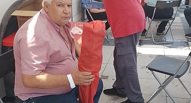 Sarıgöl'de hayırsever destekli kan bağışı kampanyası