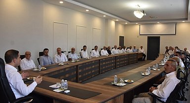 Sason muhtarlarından Kaymakam Başar'a teşekkür ziyareti