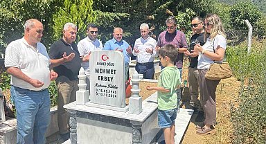 Şehit Ahmet Erbey ve Babası Mehmet Erbey dualarla anıldı